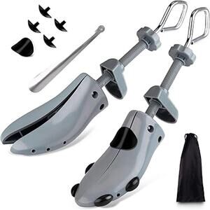 New Topsome Gray Plastic 4-Way Adjustable Women Mens Size 9.5-13 Shoe Stretcher